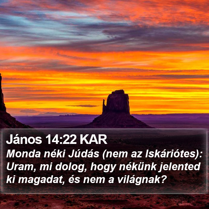 János 14:22 KAR Bible Study