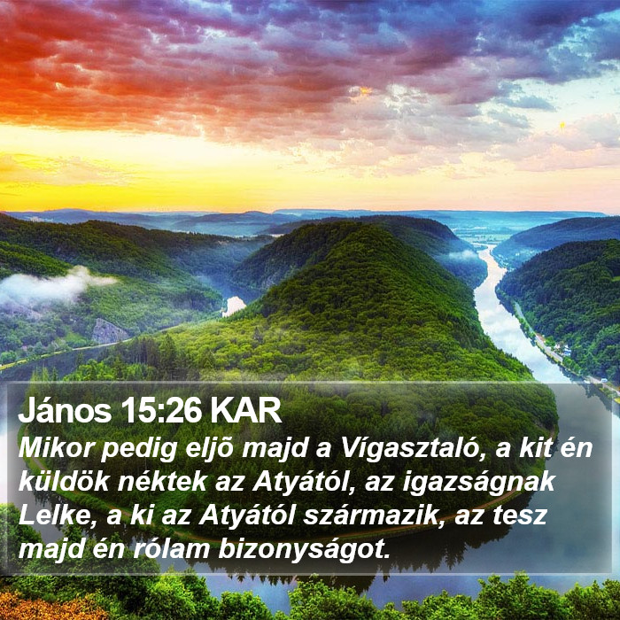 János 15:26 KAR Bible Study