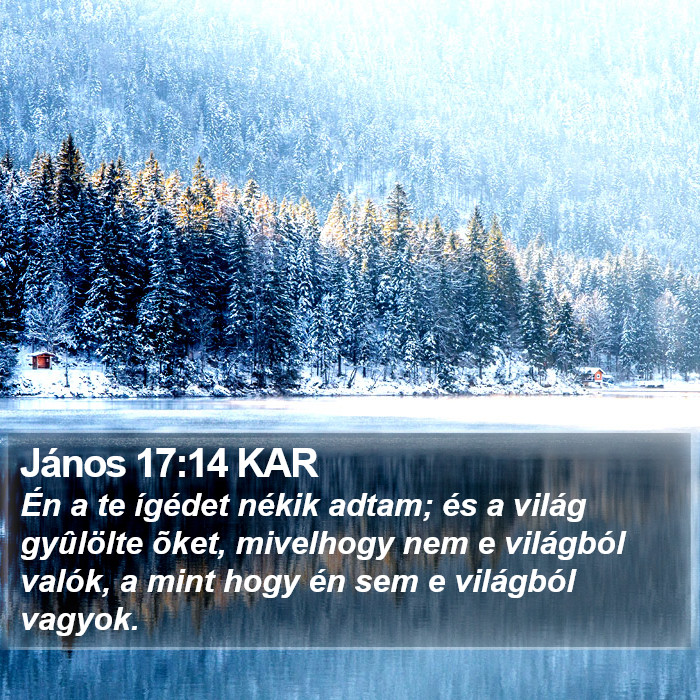 János 17:14 KAR Bible Study