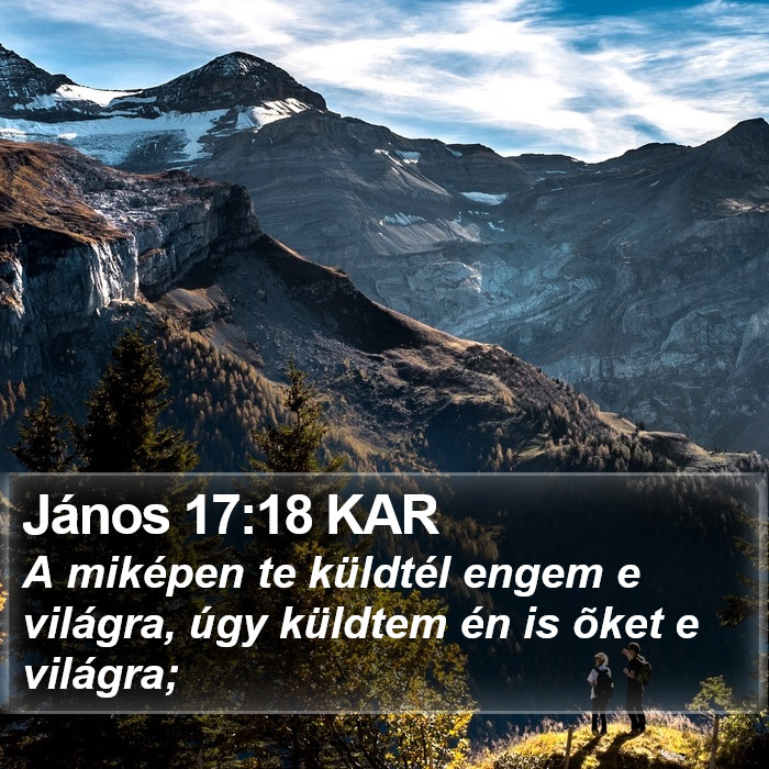 János 17:18 KAR Bible Study