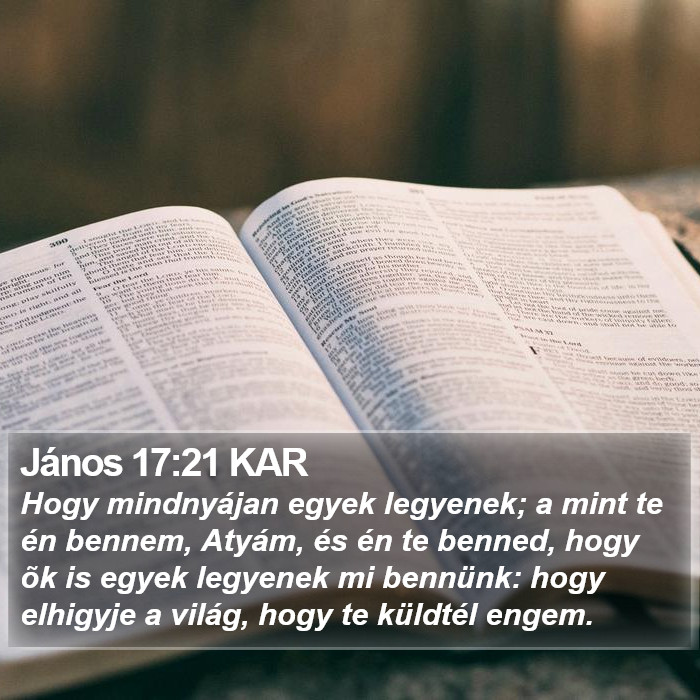 János 17:21 KAR Bible Study
