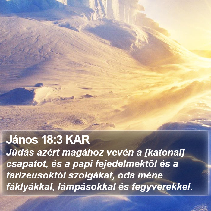 János 18:3 KAR Bible Study