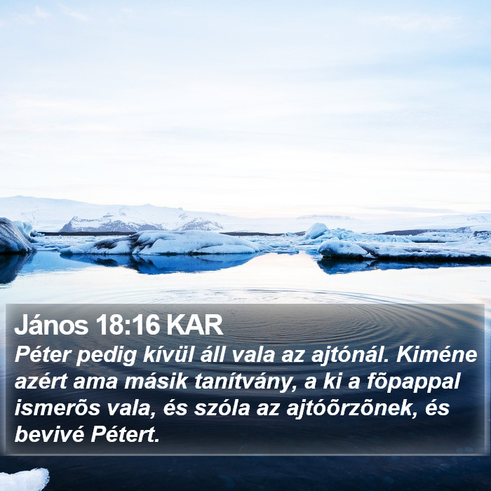 János 18:16 KAR Bible Study