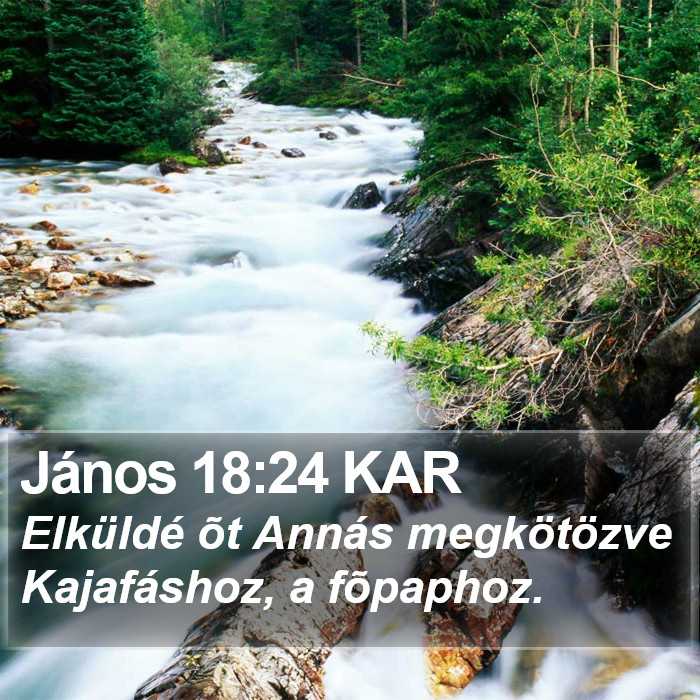 János 18:24 KAR Bible Study