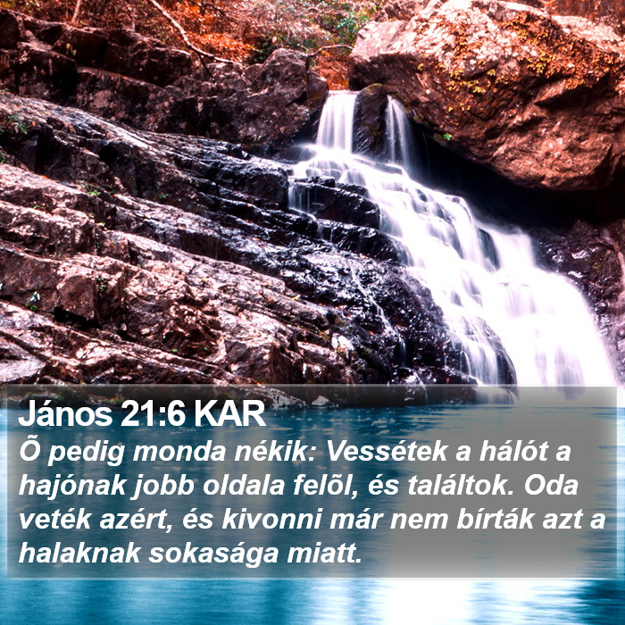 János 21:6 KAR Bible Study