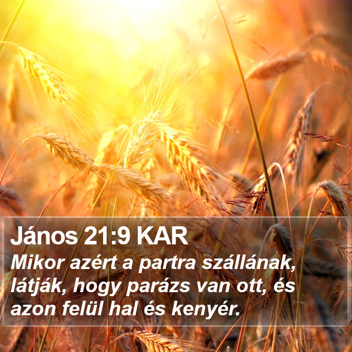 János 21:9 KAR Bible Study