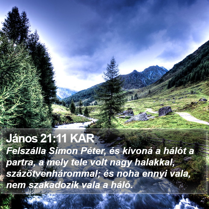 János 21:11 KAR Bible Study