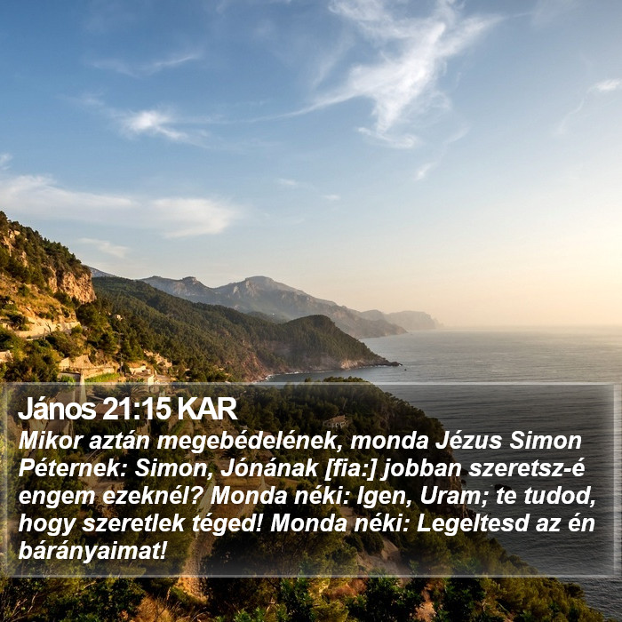 János 21:15 KAR Bible Study