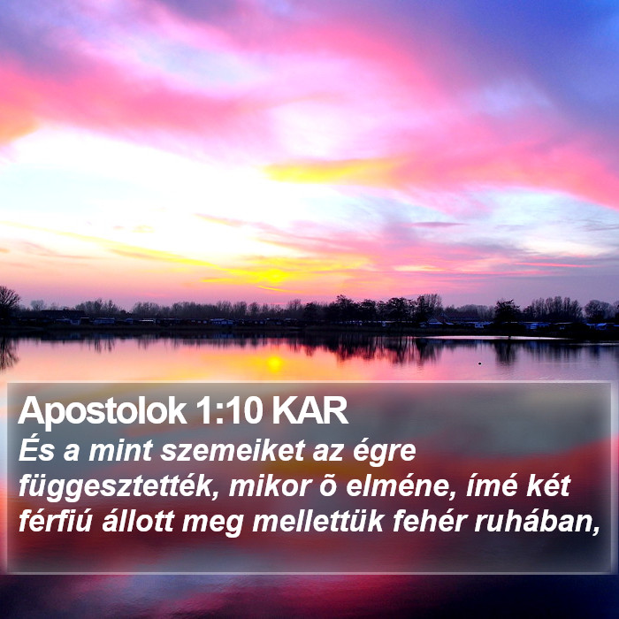 Apostolok 1:10 KAR Bible Study