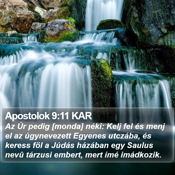 Apostolok 9:11 KAR Bible Study