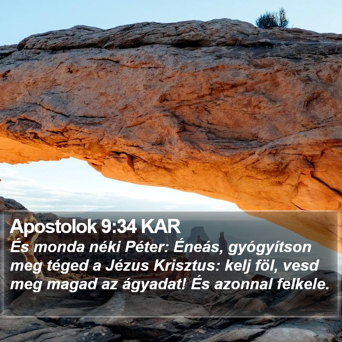 Apostolok 9:34 KAR Bible Study