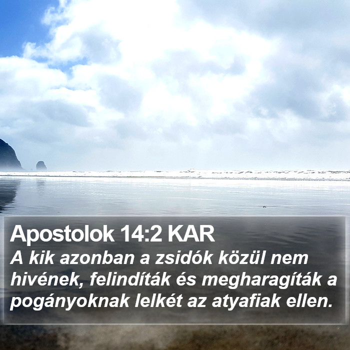 Apostolok 14:2 KAR Bible Study