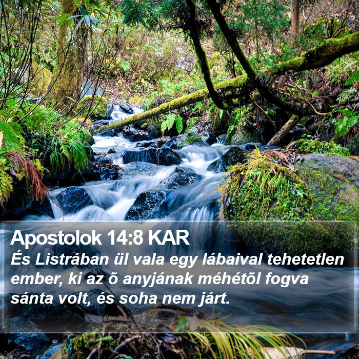 Apostolok 14:8 KAR Bible Study