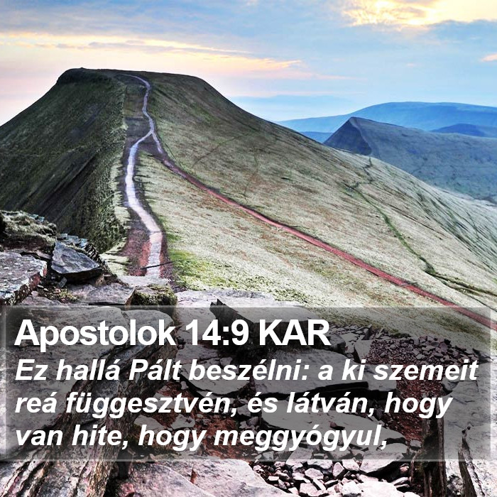 Apostolok 14:9 KAR Bible Study