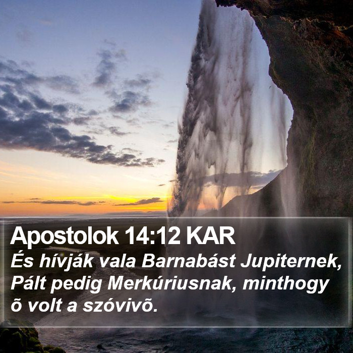 Apostolok 14:12 KAR Bible Study