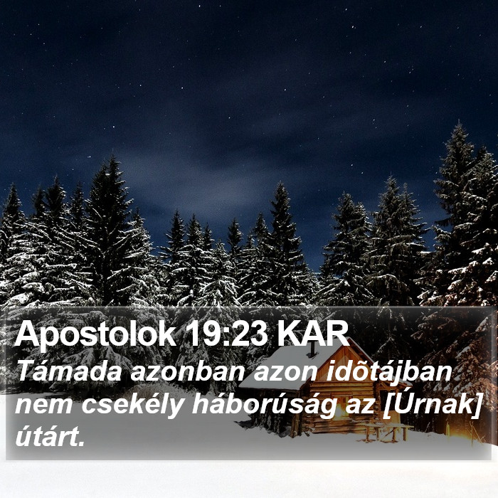 Apostolok 19:23 KAR Bible Study