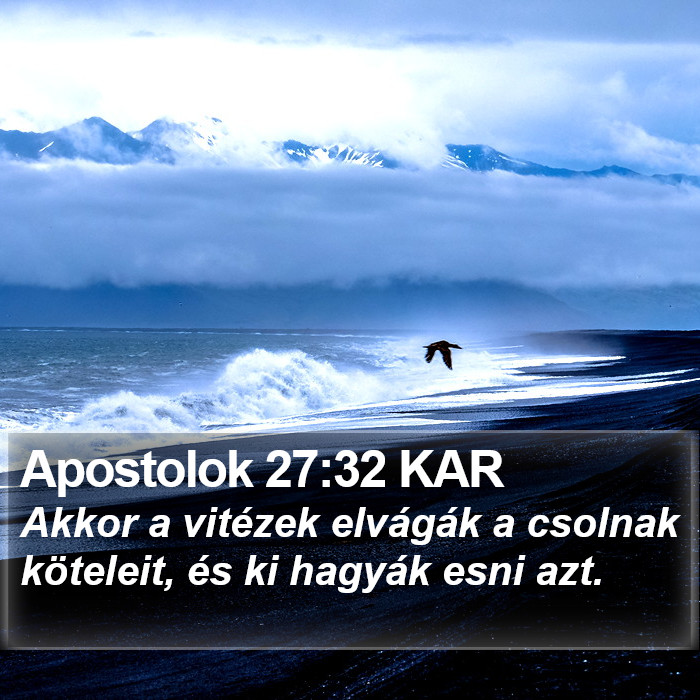 Apostolok 27:32 KAR Bible Study