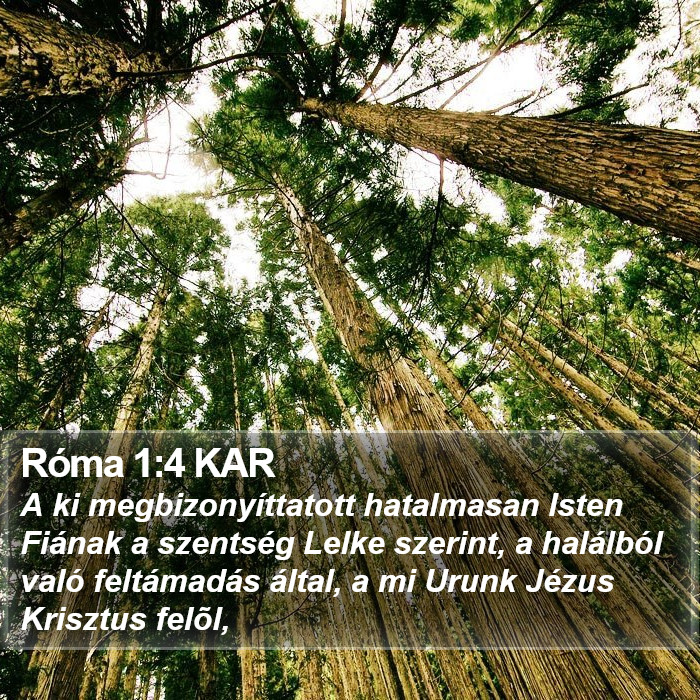 Róma 1:4 KAR Bible Study