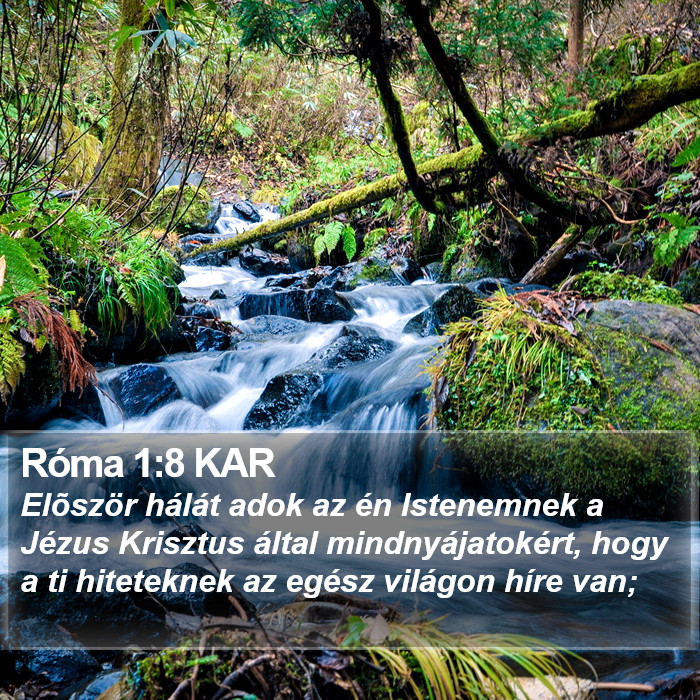 Róma 1:8 KAR Bible Study