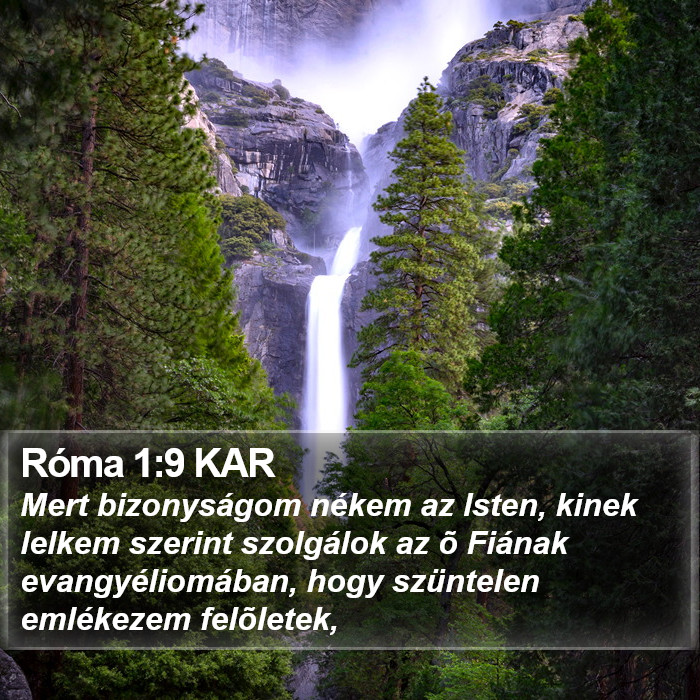 Róma 1:9 KAR Bible Study