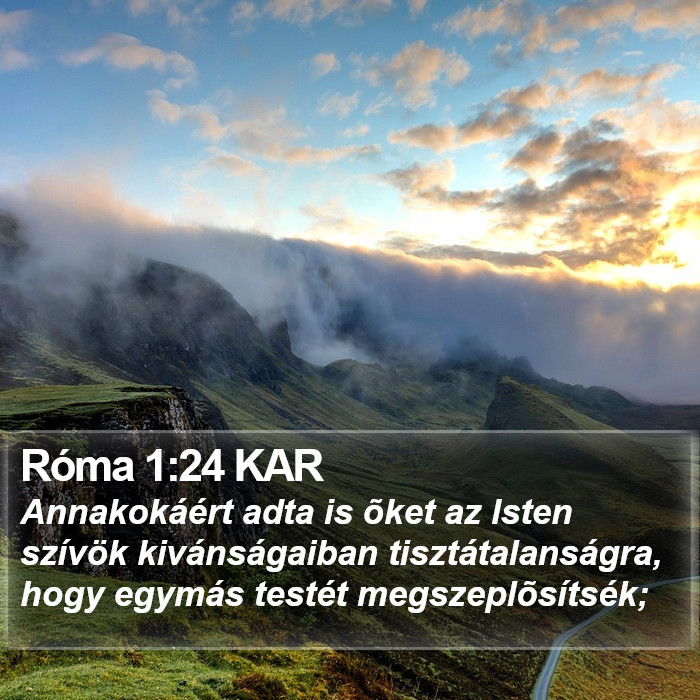 Róma 1:24 KAR Bible Study