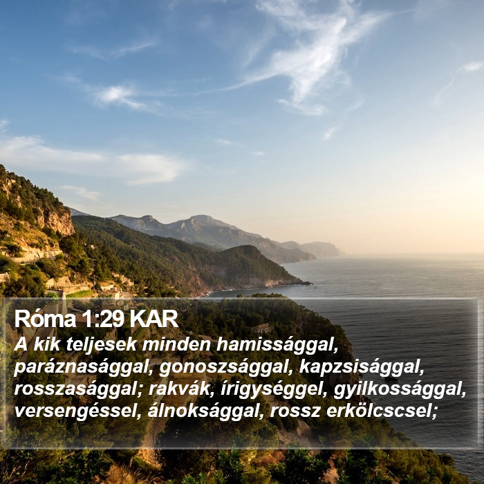 Róma 1:29 KAR Bible Study