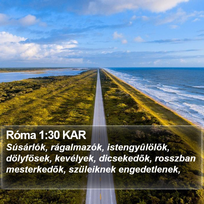 Róma 1:30 KAR Bible Study