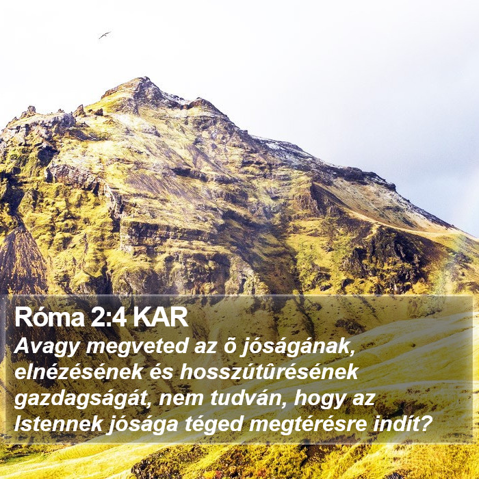 Róma 2:4 KAR Bible Study