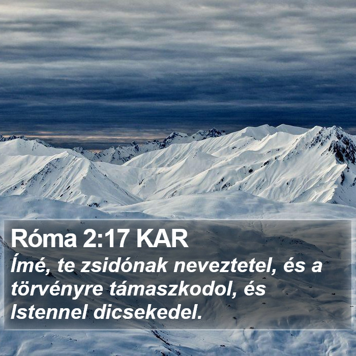 Róma 2:17 KAR Bible Study