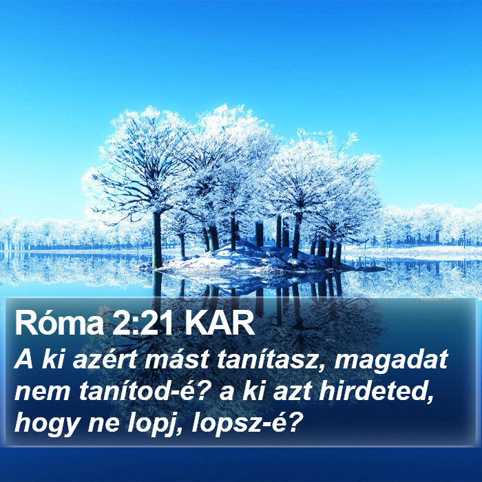 Róma 2:21 KAR Bible Study