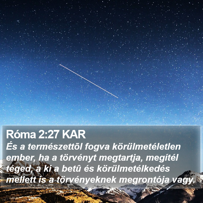 Róma 2:27 KAR Bible Study