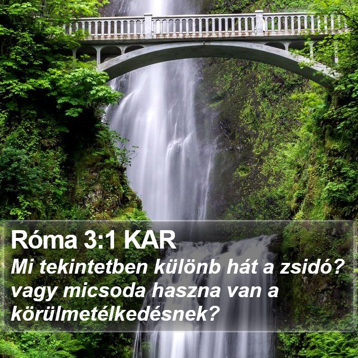 Róma 3:1 KAR Bible Study