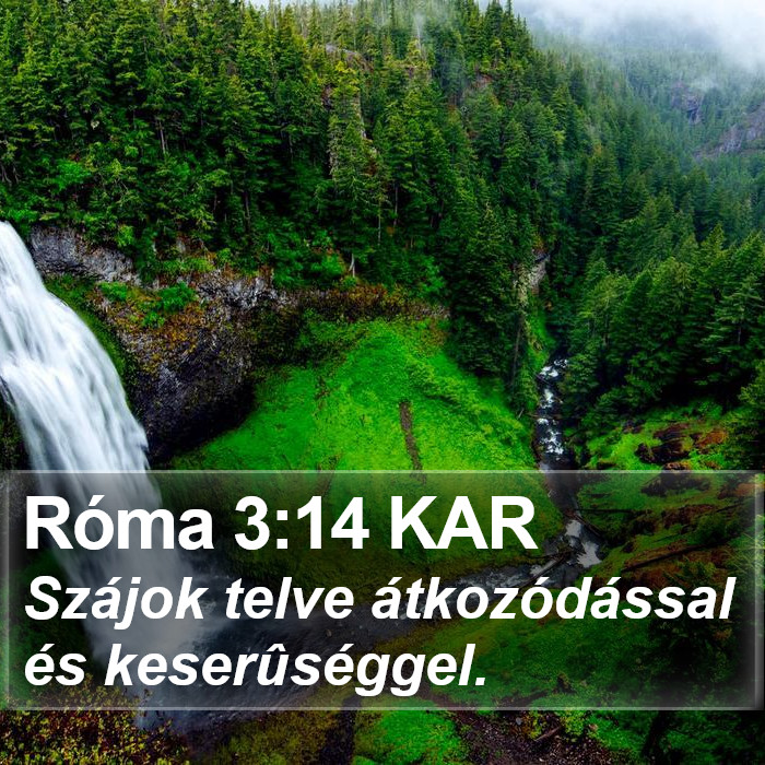 Róma 3:14 KAR Bible Study