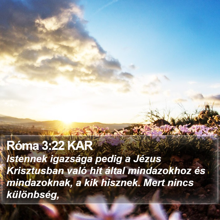 Róma 3:22 KAR Bible Study