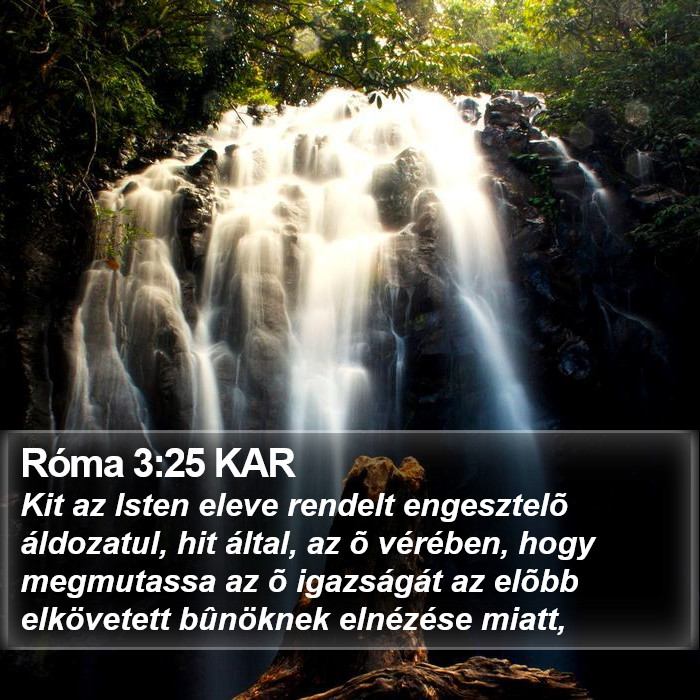 Róma 3:25 KAR Bible Study