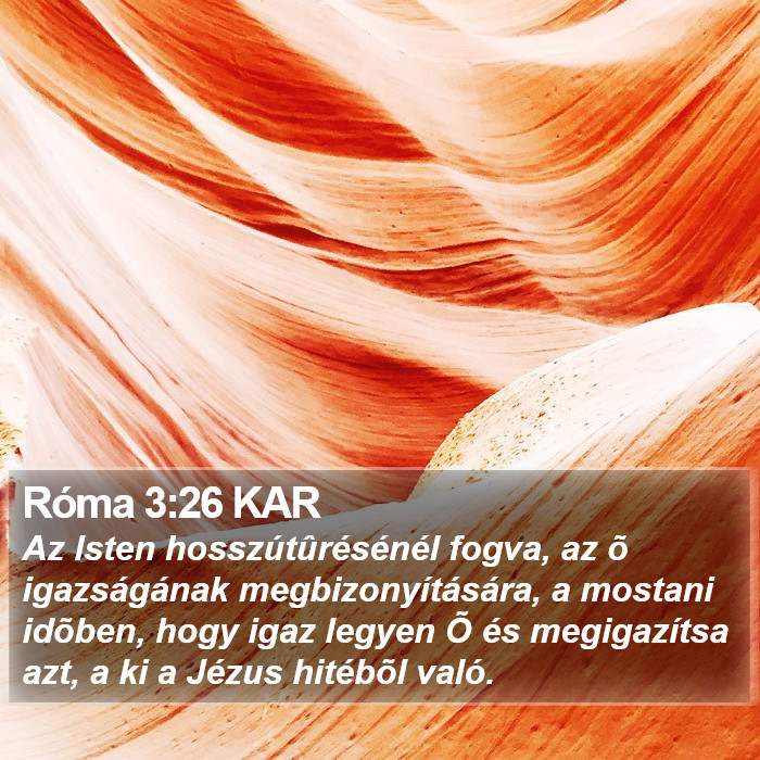 Róma 3:26 KAR Bible Study