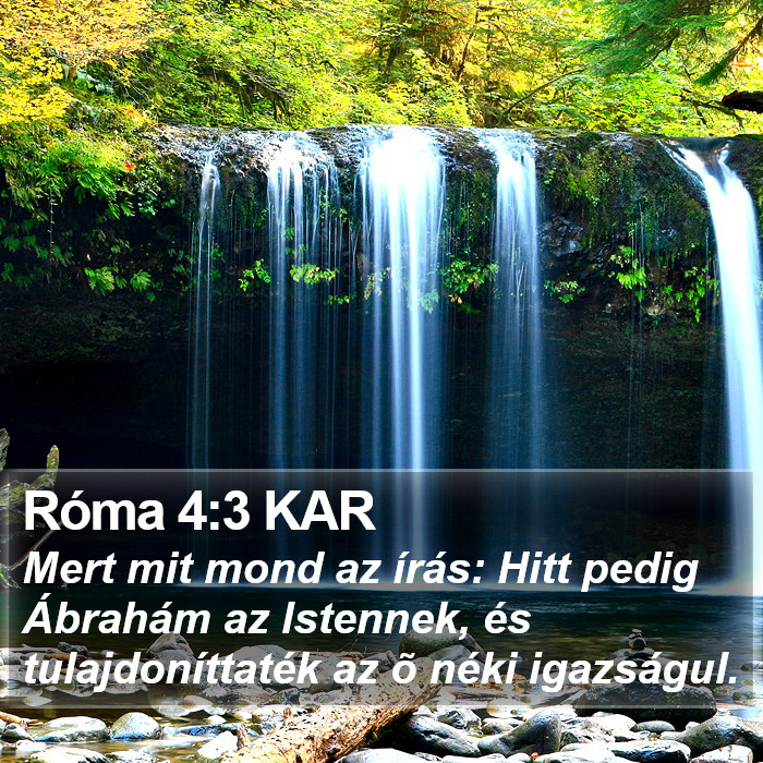 Róma 4:3 KAR Bible Study