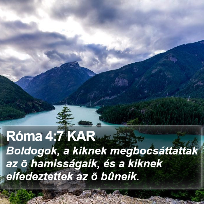 Róma 4:7 KAR Bible Study