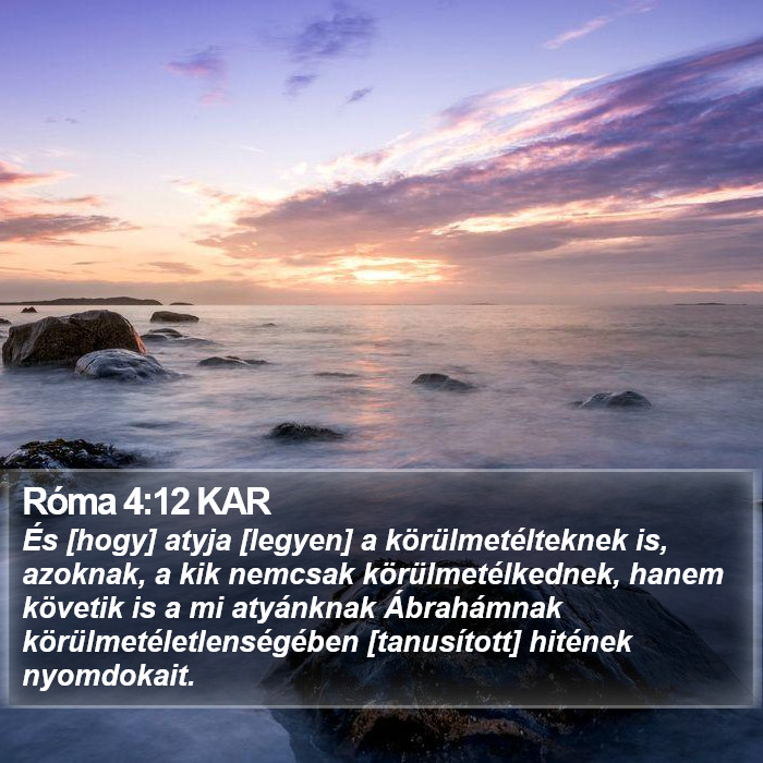 Róma 4:12 KAR Bible Study