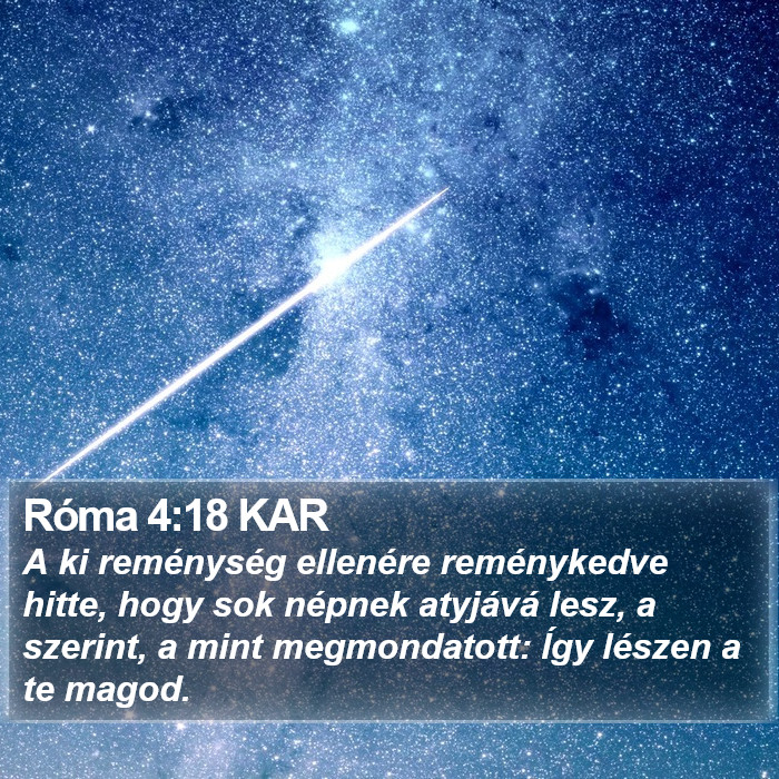 Róma 4:18 KAR Bible Study