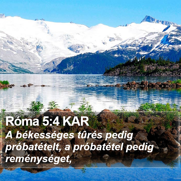 Róma 5:4 KAR Bible Study