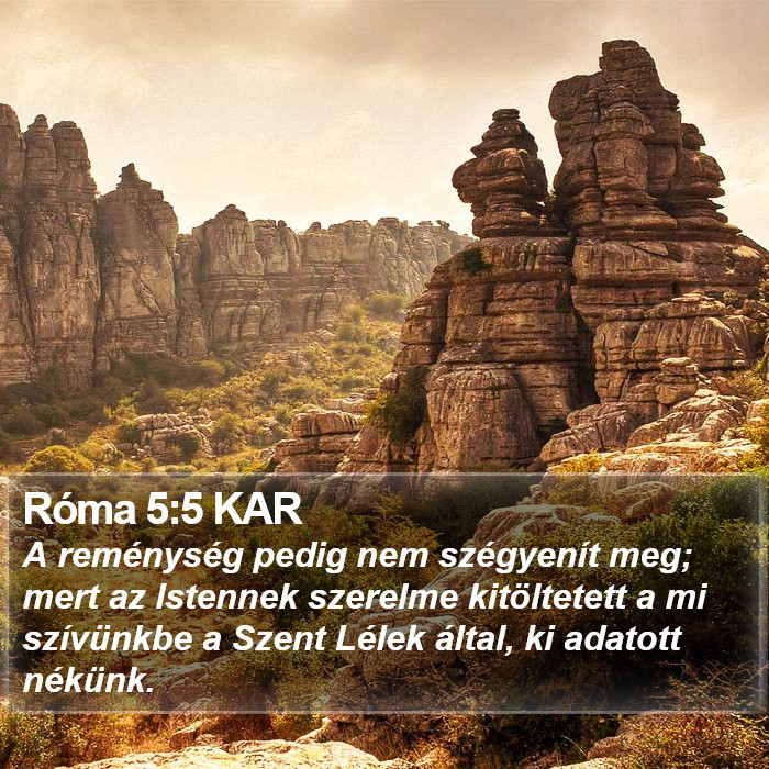 Róma 5:5 KAR Bible Study