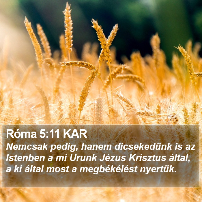 Róma 5:11 KAR Bible Study