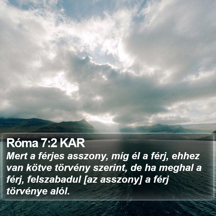 Róma 7:2 KAR Bible Study