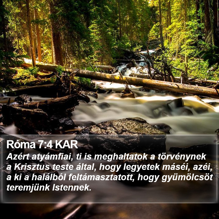 Róma 7:4 KAR Bible Study