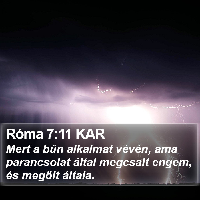 Róma 7:11 KAR Bible Study