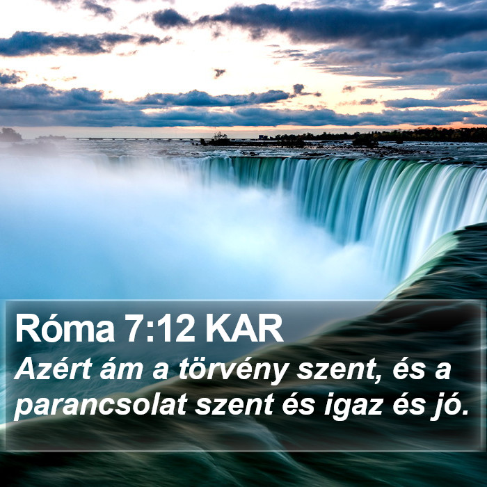 Róma 7:12 KAR Bible Study