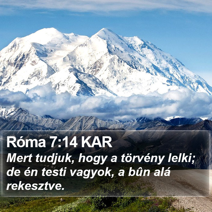 Róma 7:14 KAR Bible Study