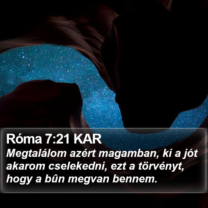 Róma 7:21 KAR Bible Study