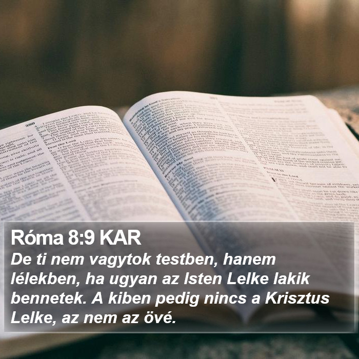 Róma 8:9 KAR Bible Study